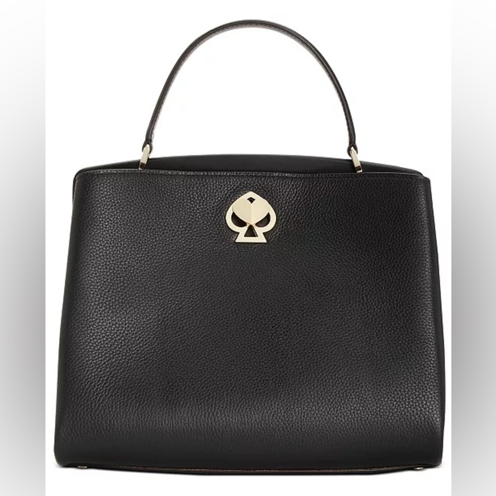 Kate Spade Black Pebbled Leather Satchel